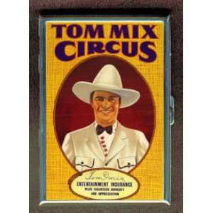   TOM MIX CIRCUS WESTERN 1937 ID CIGARETTE CASE WALLET 