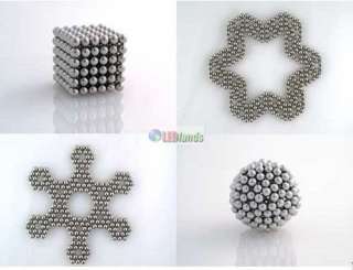 5mm 216 Magnet Sphere Cube Magnetic Ball Puzzle Toy Gift US Fast Ship 