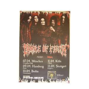  Cradle Of Filth Poster Concert Band Shot Berlin 