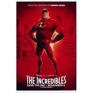 The Incredibles Double Sided Poster for Lighted Movie Theatre Box