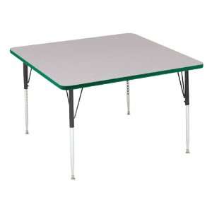  Correll A4242 SQ Activity Table with Color Edge Band 42 