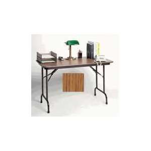  Correll, Inc Medium Oak Plywood Core Folding Table 24 x 48 