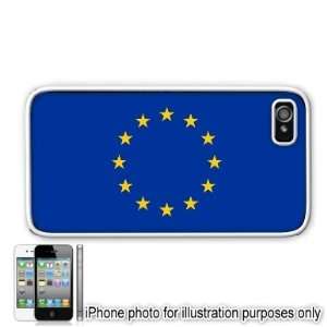 European Union EU Flag Apple Iphone 4 4s Case Cover White
