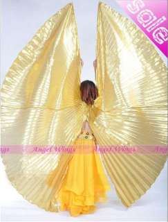 New Belly Dance Costume Isis Wings/Wings color gold  