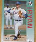 NOLAN RYAN #320 1992 FLEER PERFECT CARD TOUCHED ONCE TO