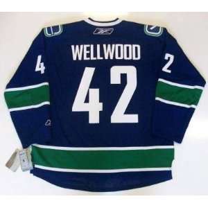 Kyle Wellwood Vancouver Canucks Reebok Premier Jersey   Small  