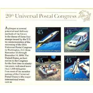  USA Scott # C122 5 Future Mail Delivery in Space Issued 