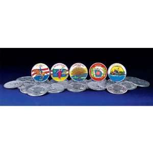  1999 Colorized Statehood Quarters Toys & Games