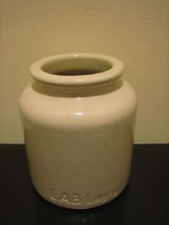 Vintage Stoneware Pottery Mini Crock Ceramic LAB Lagny  