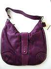   Marley Emma Crescent Hobo Purse Grape 7820 Cashmere Leather Collect