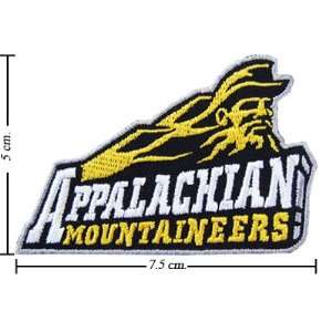 Appalachian State Mountaineers Logo Embroidered Iron on Patches Free 