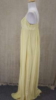 BCBG MAXAZRIA Silk Chiffon Gown Maxi Dress Size 10 NEW Spaghetti strap 
