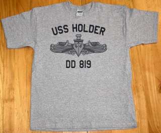 US USN Navy USS Holder DD 819 Destroyer T Shirt  