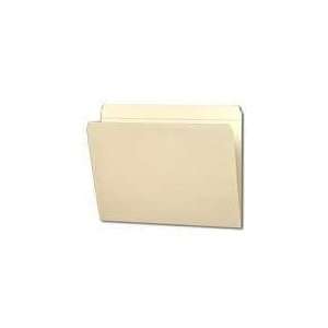 com Top Tab File Folder With Fastener, Position 1, Manila, Legal Size 