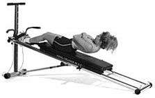 Bayou Fitness Total Trainer Pilates Reformer Home Gym System with 19 