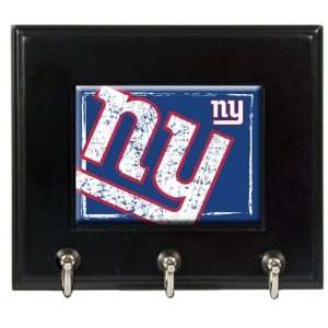    New York Giants NY Wooden Key Chain Holder