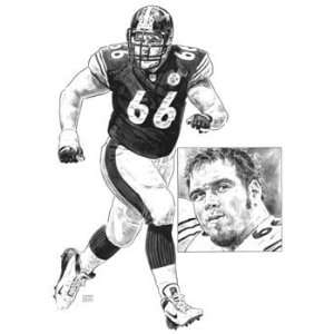  Alan Faneca Pittsburgh Steelers Lithograph Sports 