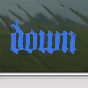  Down Southern Blue Decal Metal Rock Band Window Blue 