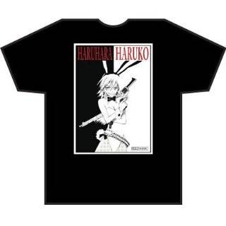 FLCL Fooly Cooly Haruhara Haruko Noir Bunny Girl Costume T Shirt Black 