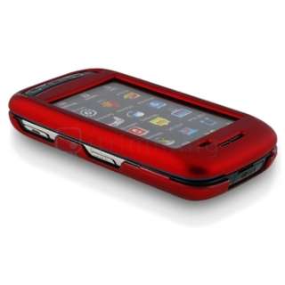 FOR SAMSUNG IMPRESSION A877 2 Red Black CASE+2 LCD  