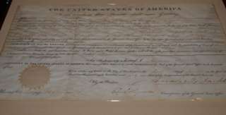 Andrew Jackson SIGNED 1831 LAND GRANT Zanesville OHIO  