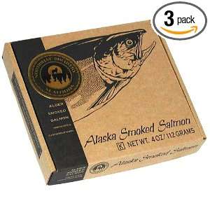 Alaska Smokehouse Smoked Salmon Fillet In Northwest Discovery, 4 Ounce 