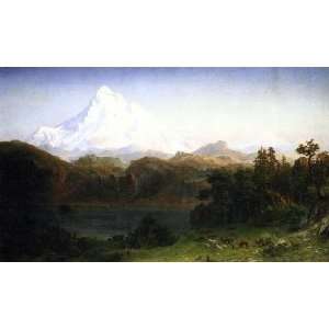 FRAMED oil paintings   Albert Bierstadt   24 x 14 inches   Mount Hood 