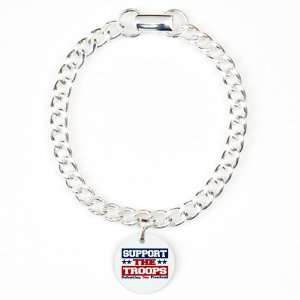  Charm Bracelet Support the Troops Defending Our Freedom 