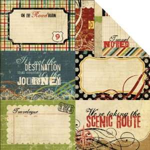  Destinations Double Sided Elements 12X12 Journaling #1 