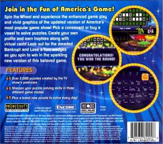 Brand New PC Game WHEEL OF FORTUNE DELUXE  