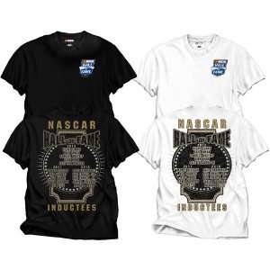 Nascar Hall Of Fame 2012 Driver Inductee Mens Blacktee Blackxlarge 