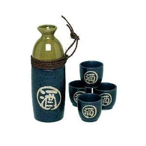  Sake Set with Alcohol Character