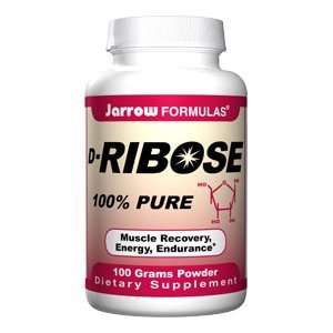  Jarrow Formulas Ribose, Size 100 Grams Powder Health 