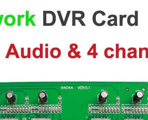 CCTV 4 Channel Audio +4 CH Video CAPTURE DVR PCI Card  