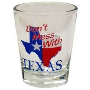  382941   Texas Shotglass  Dont Mess With Texas Case 