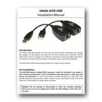 Intelix AVO USB USB Extender System, Manual   Click to  PDF