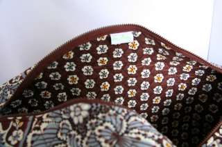 NWT Vera Bradley Large Duffel Slate Blooms Bag handbag  