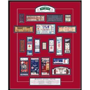  Fenway Park 100th Anniversary Tickets To History Framed 