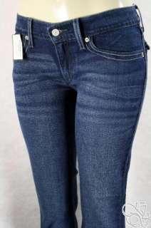   JEANS Crystal Blue Stretch Genuinely Crafted Studded Back Pocket Pants