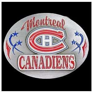Montreal Canadiens Enameled Belt Buckle   NHL Hockey Fan Shop Sports 