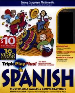Triple Play Plus Spanish PC CD learn language program  