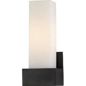   Fluorescent One Light Wall Sconce Finish Oil Rubbed Bronze, Watts 18