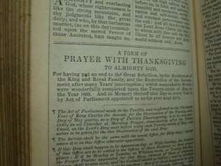 1848 BINDING Bible PAPIER MACHE The Book of Common Prayer CHURCH 