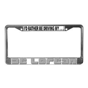 DeLorean Driving License Plate Frame by   Sports 