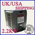3HP 2.2KW PROFESSIONAL VARIABLE FREQUENCY DRIVE INVERTER 10A 220 250V 