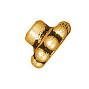   Gold Plated Pewter Bead Aligners 5mm (4 Beads) Arts, Crafts & Sewing