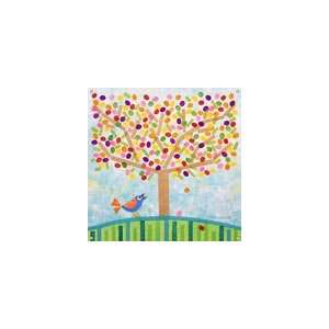 Oopsy Daisy Murals Jellybean Tree Canvas Banner with Grommets 42 x 42 