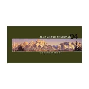  2004 JEEP GRAND CHEROKEE Owners Manual User Guide 