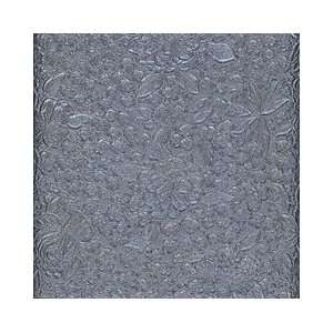     12 x 12 Paper   Embossed Floral Pewter Arts, Crafts & Sewing