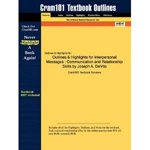   DeVito, ISBN 9780205491117 (9781428842083) Cram101 Textbook Reviews
